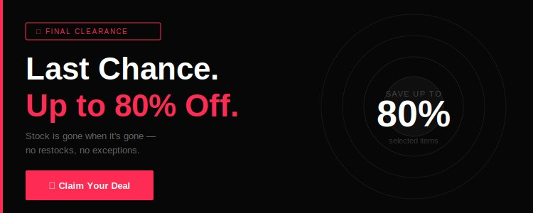 Shop promo